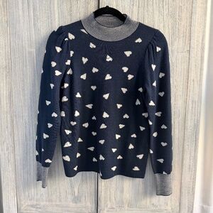 Rebecca Taylor Heart Sweater
